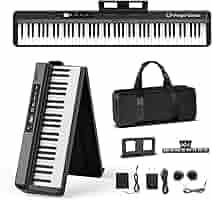 Finger Dance 88鍵ホワイトキーボード　折りたたみ式 Finger Dance 88鍵ホワイトキーボード 折りたたみ式 Amazon.com